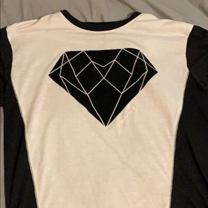 Black & White Dimond T Shirt